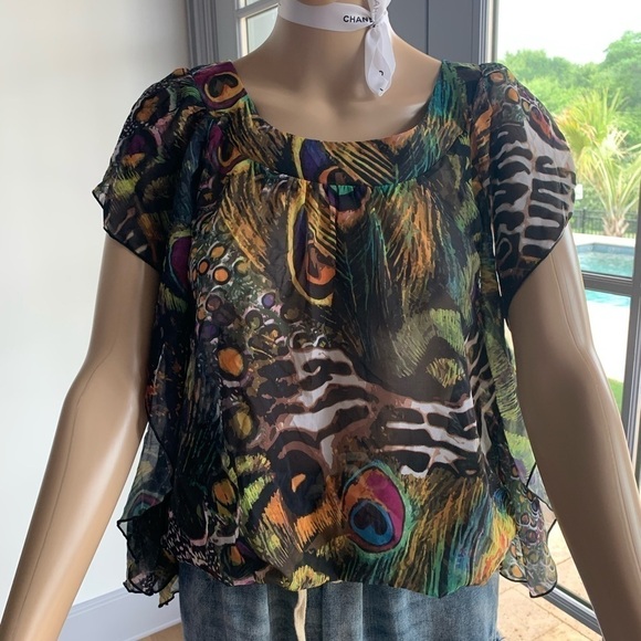 APART Multi-print Blouse - Picture 2 of 13